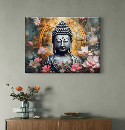 Lord Buddha Premium Canvas Painting