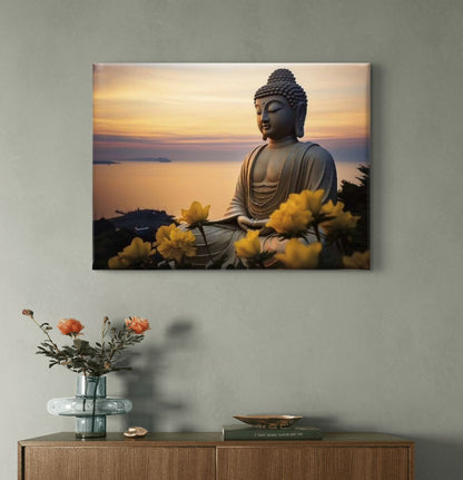 Lord Buddha Premium Canvas Painting