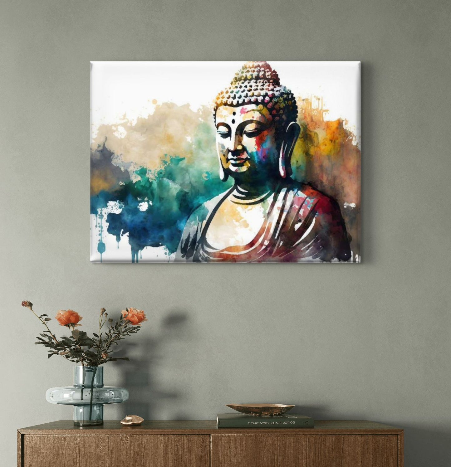 Lord Buddha Premium Canvas Painting - Buy Online | Decor By Neon