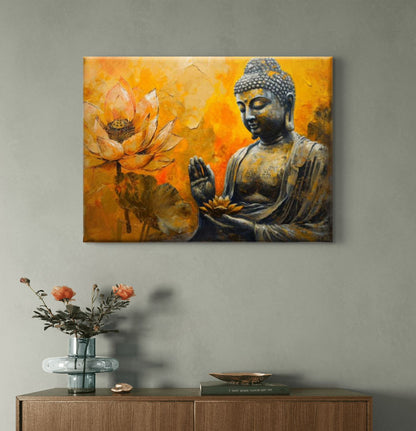 Lord Buddha Premium Canvas Painting