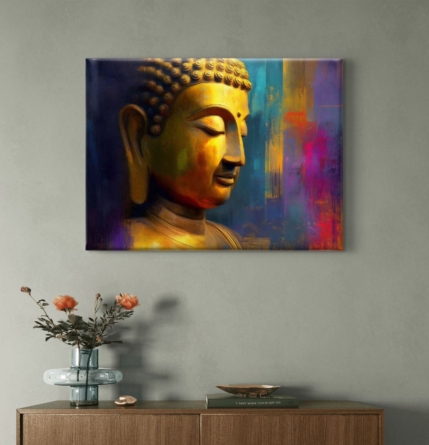 Lord Buddha Premium Canvas Painting - Buy Online | Decor By Neon