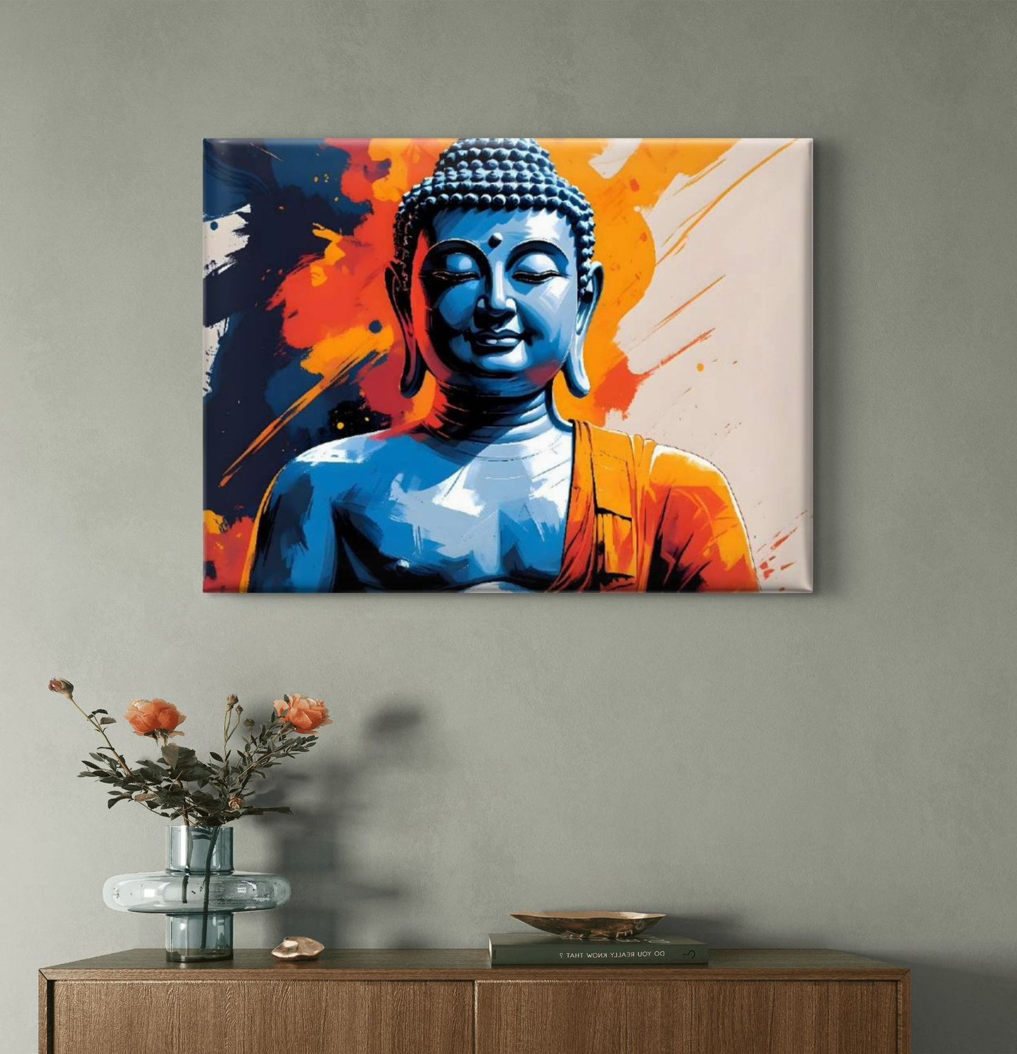 Lord Buddha Premium Canvas Painting - Buy Online | Decor By Neon