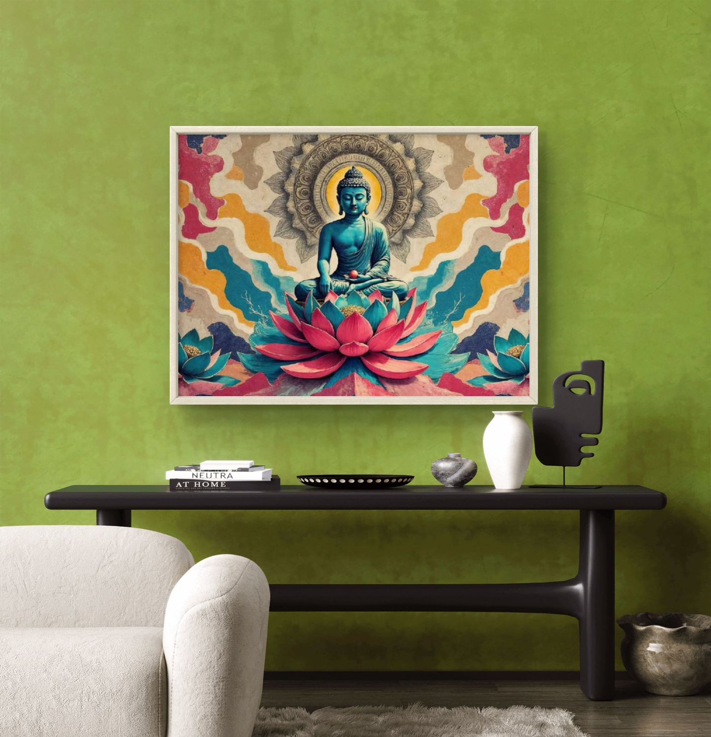 Lord Buddha Premium Canvas Painting - Buy Online | Decor By Neon
