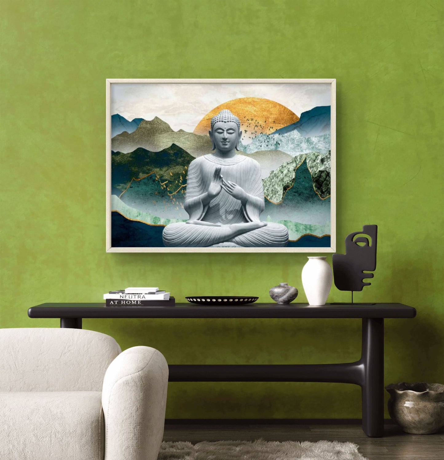 Lord Buddha Premium Canvas Painting - Buy Online | Decor By Neon