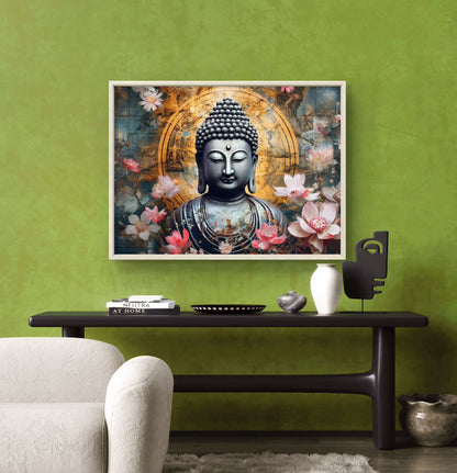 Lord Buddha Premium Canvas Painting