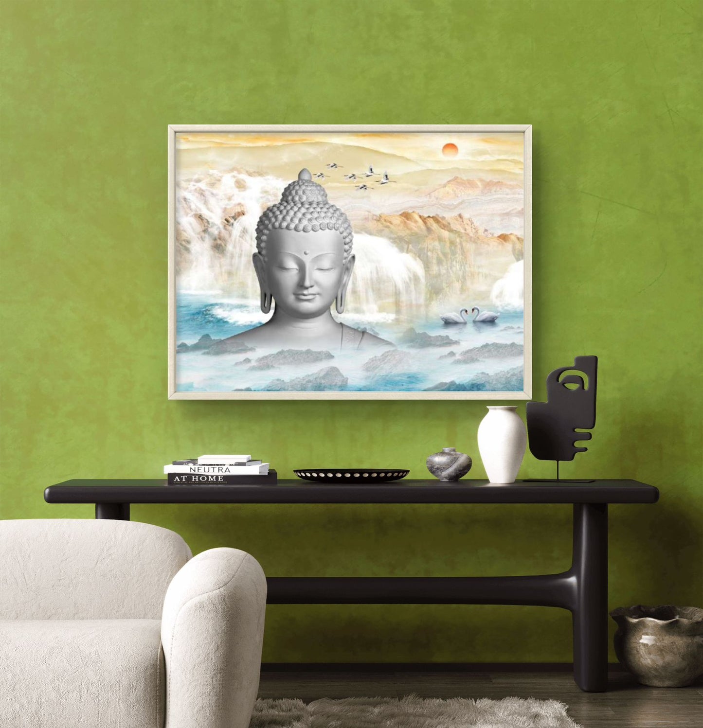 Lord Buddha Premium Canvas Painting - Buy Online | Decor By Neon