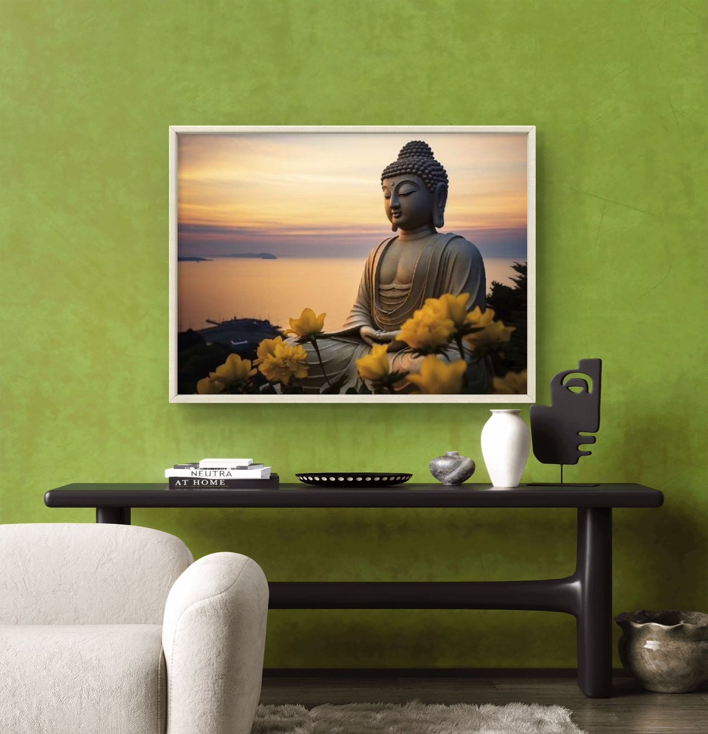 Lord Buddha Premium Canvas Painting - Buy Online | Decor By Neon
