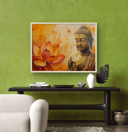 Lord Buddha Premium Canvas Painting