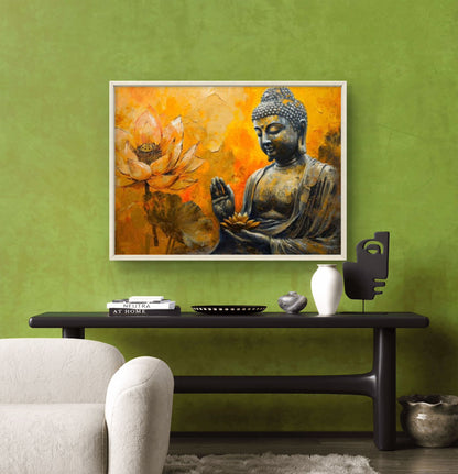 Lord Buddha Premium Canvas Painting