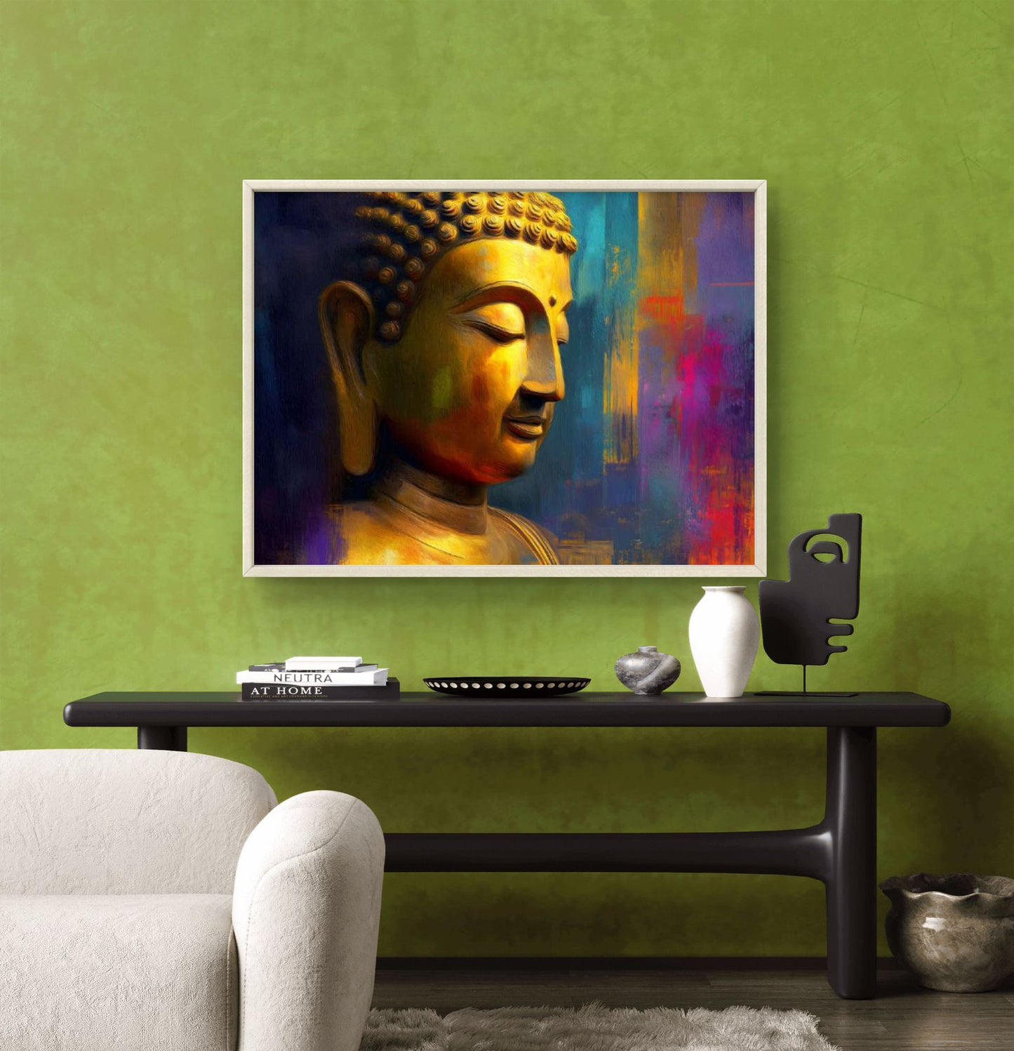 Lord Buddha Premium Canvas Painting - Buy Online | Decor By Neon