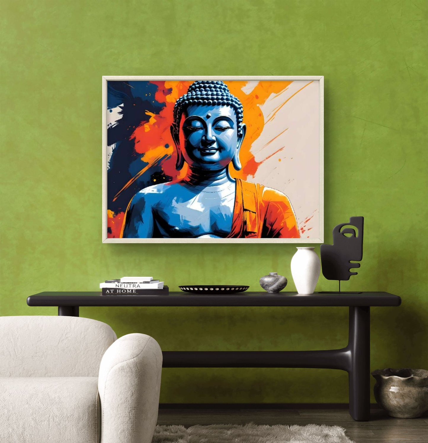 Lord Buddha Premium Canvas Painting - Buy Online | Decor By Neon