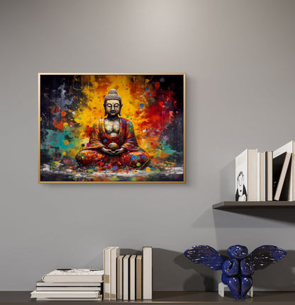 Lord Buddha Premium Canvas Painting