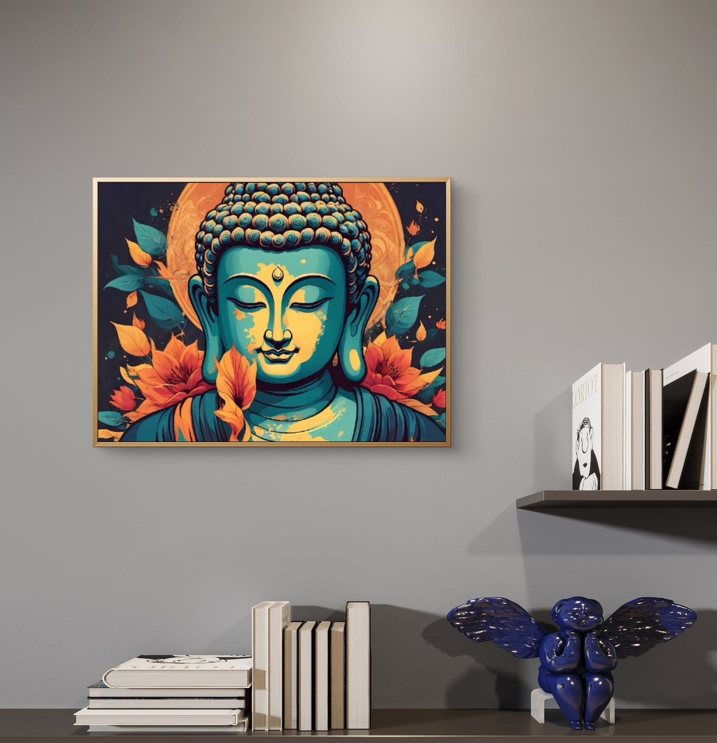 Lord Buddha Premium Canvas Painting - Buy Online | Decor By Neon
