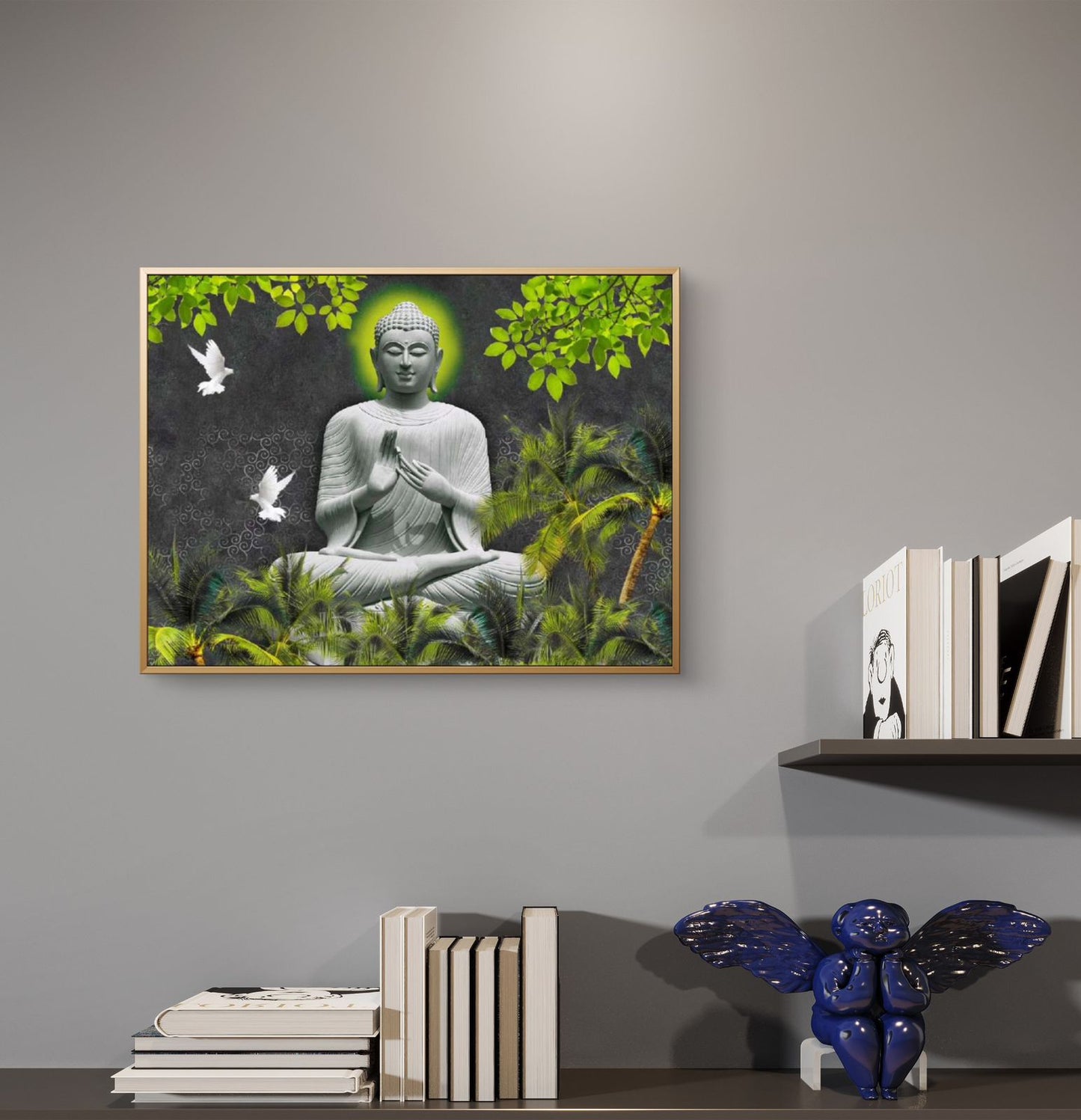 Lord Buddha Premium Canvas Painting - Buy Online | Decor By Neon
