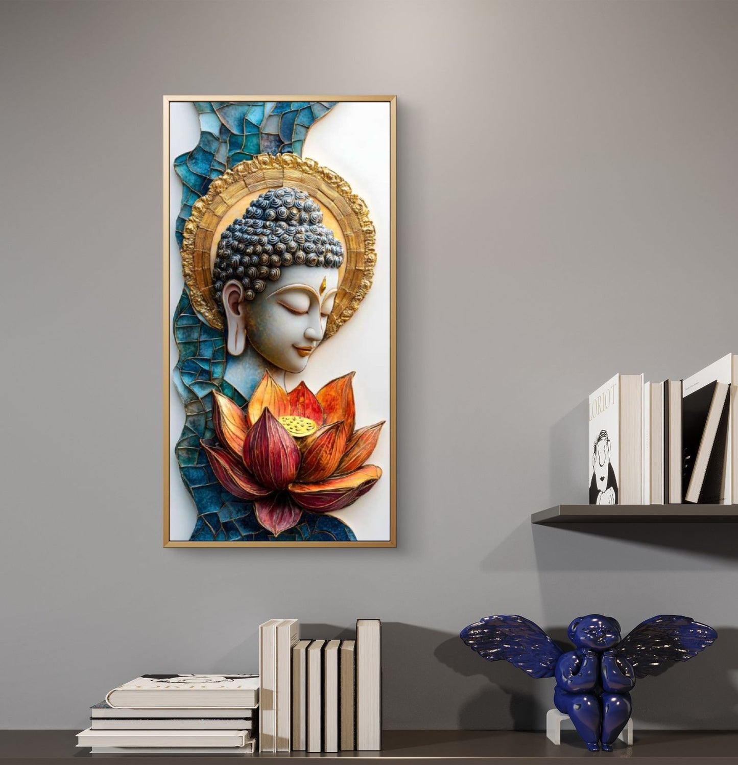 Lord Buddha Premium Canvas Painting - Buy Online | Decor By Neon
