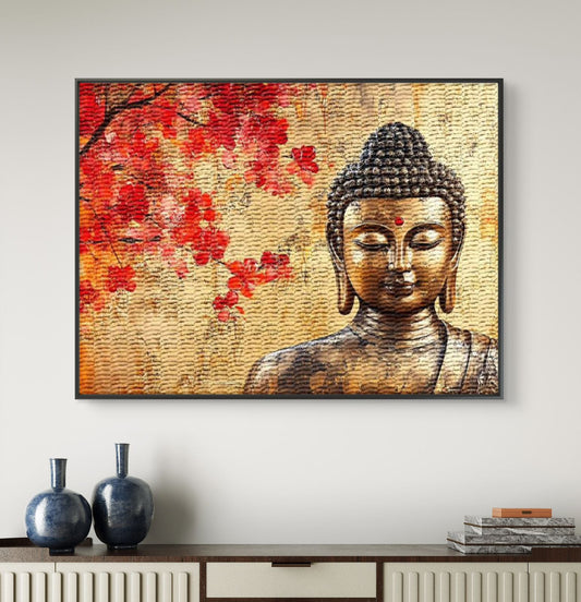 Lord Buddha Premium Canvas Painting - Canvas Wall Art | Decor By Neon