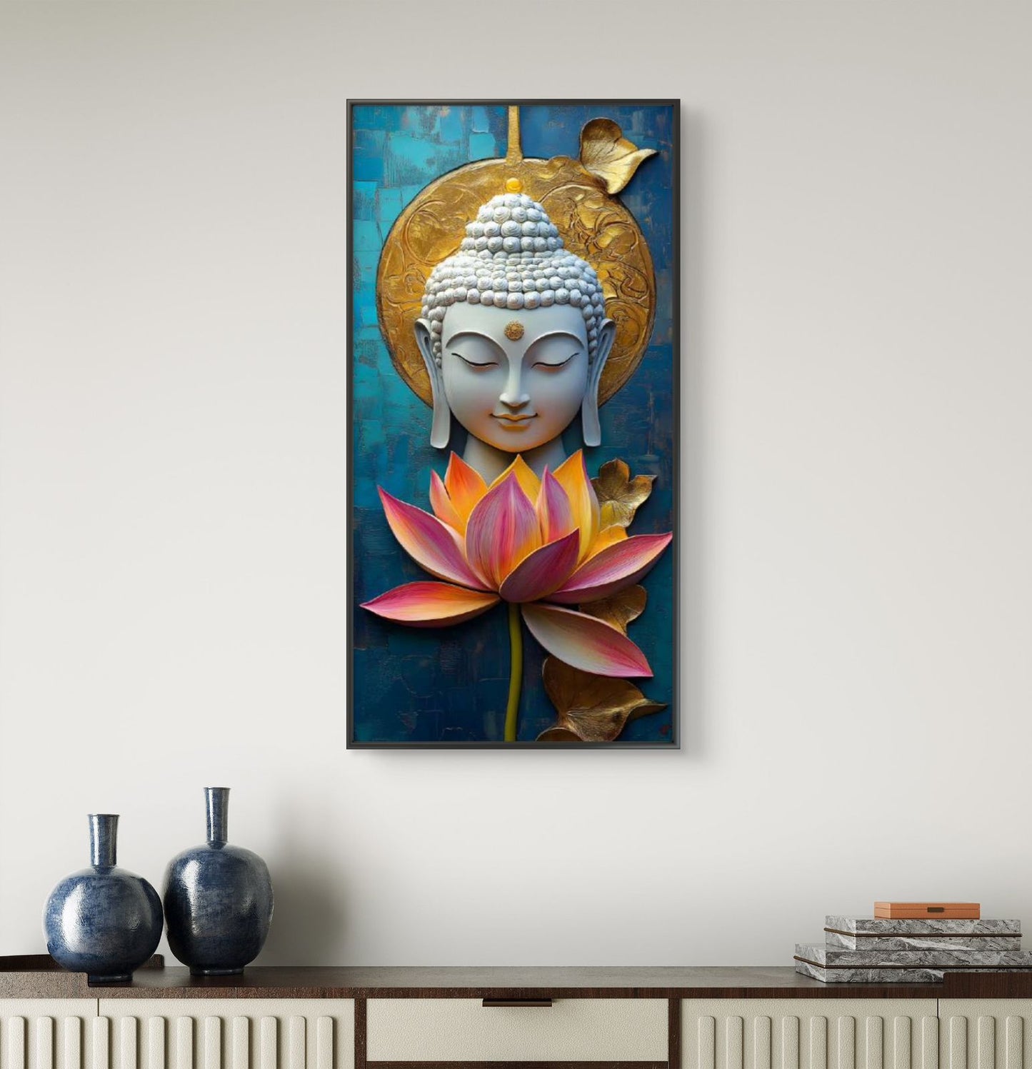 Lord Buddha Premium Canvas Painting - Buy Online | Decor By Neon