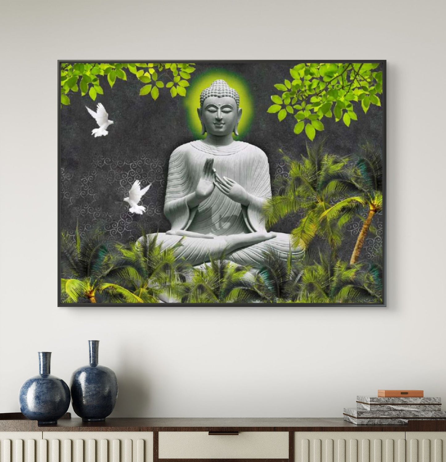 Lord Buddha Premium Canvas Painting - Buy Online | Decor By Neon