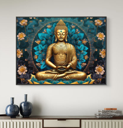 Lord Buddha Premium Canvas Painting