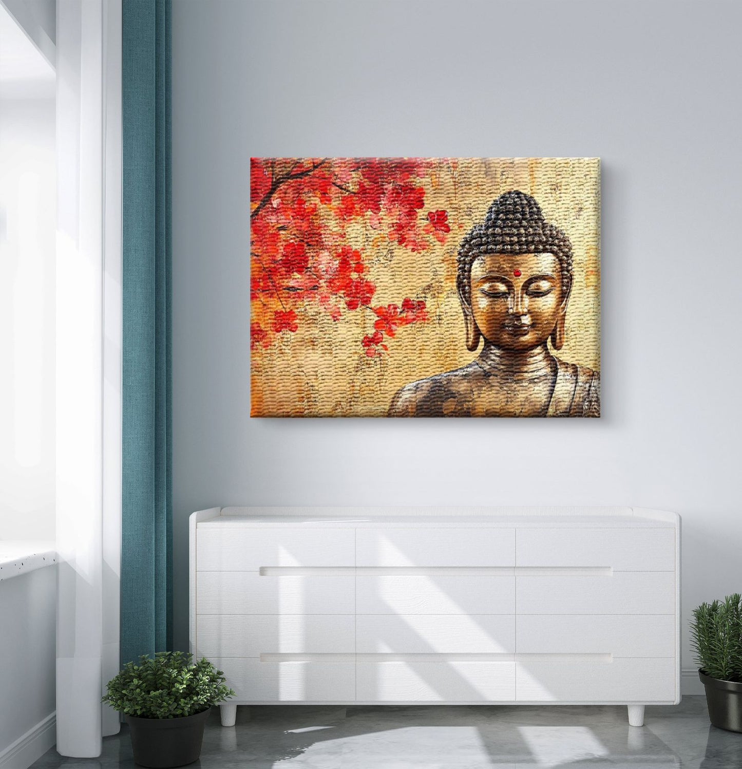 Lord Buddha Premium Canvas Painting - Buy Online | Decor By Neon