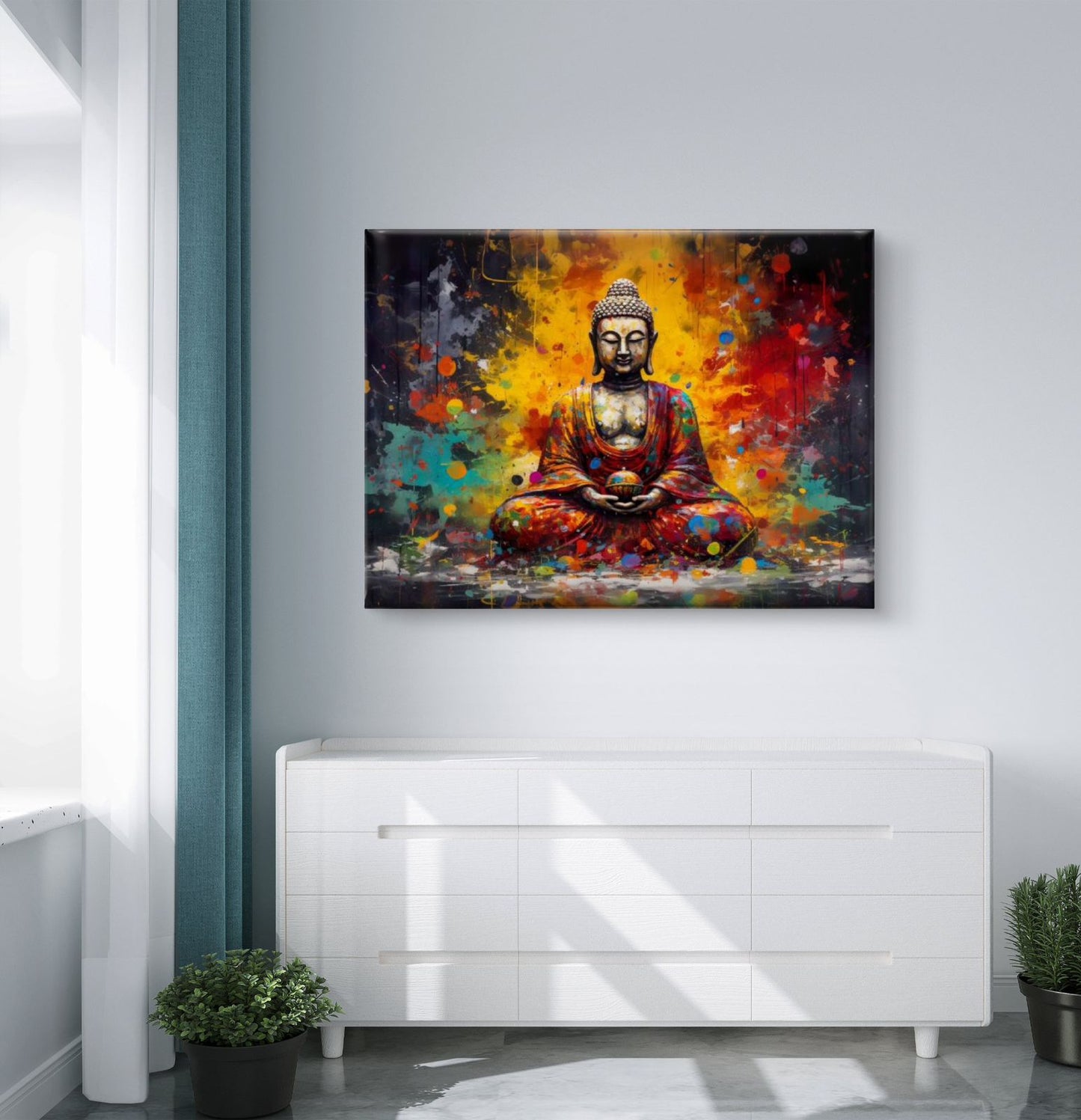 Lord Buddha Premium Canvas Painting - Buy Online | Decor By Neon