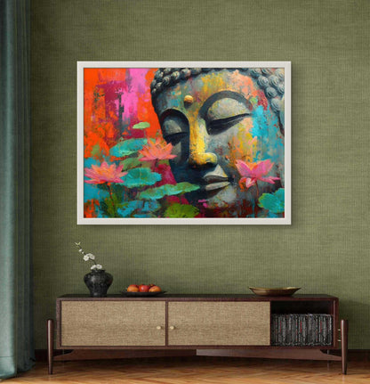 Lord Buddha Premium Canvas Painting
