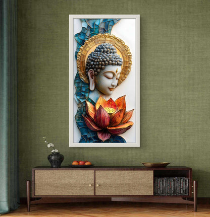 Lord Buddha Premium Canvas Painting