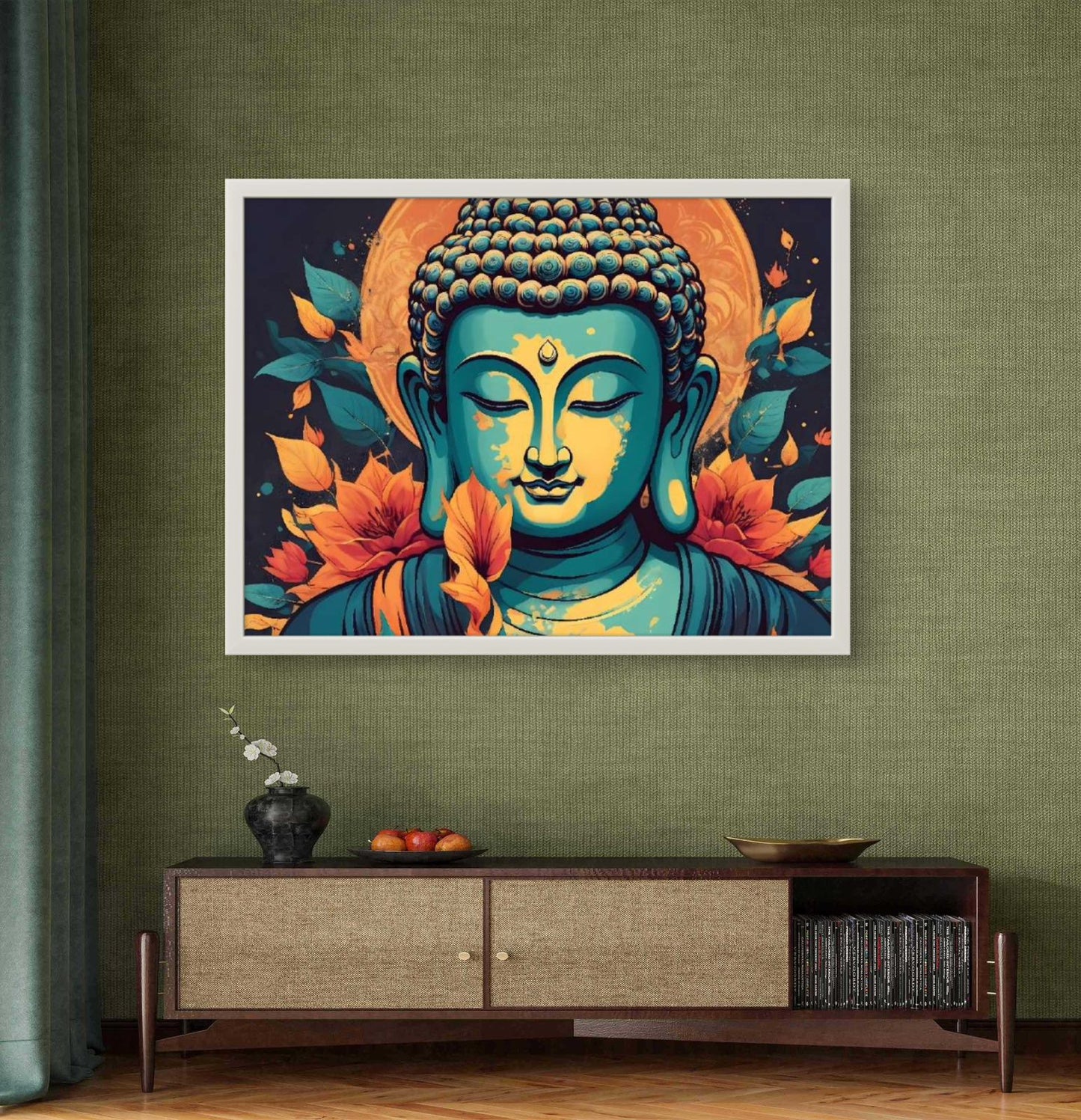 Lord Buddha Premium Canvas Painting - Buy Online | Decor By Neon