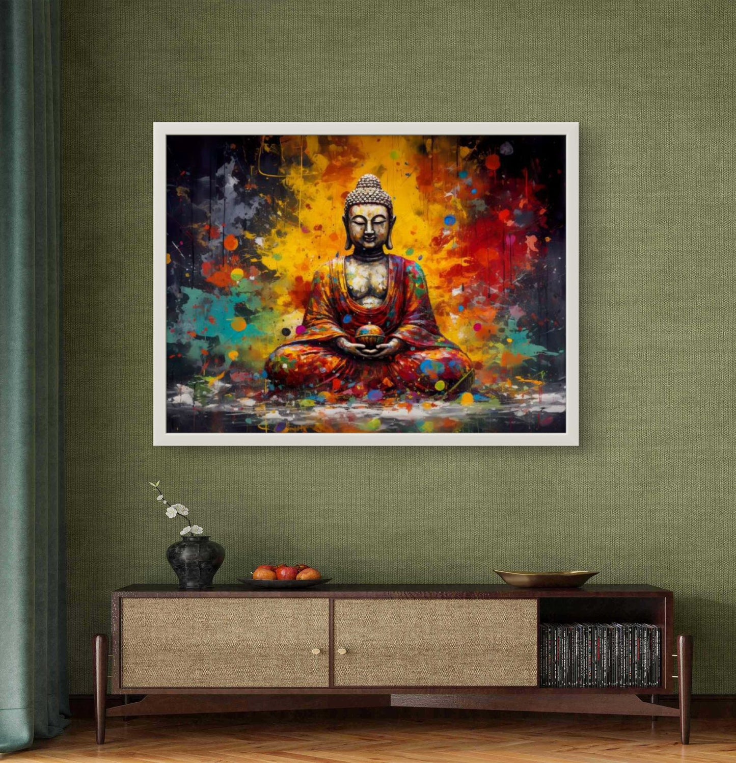 Lord Buddha Premium Canvas Painting - Buy Online | Decor By Neon