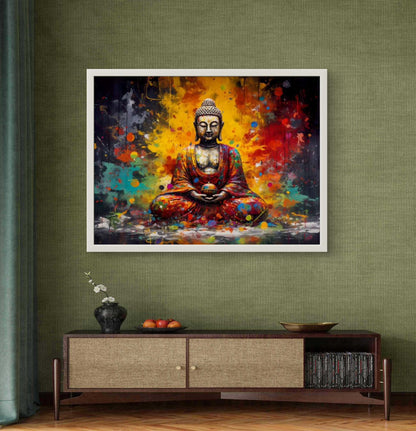 Lord Buddha Premium Canvas Painting
