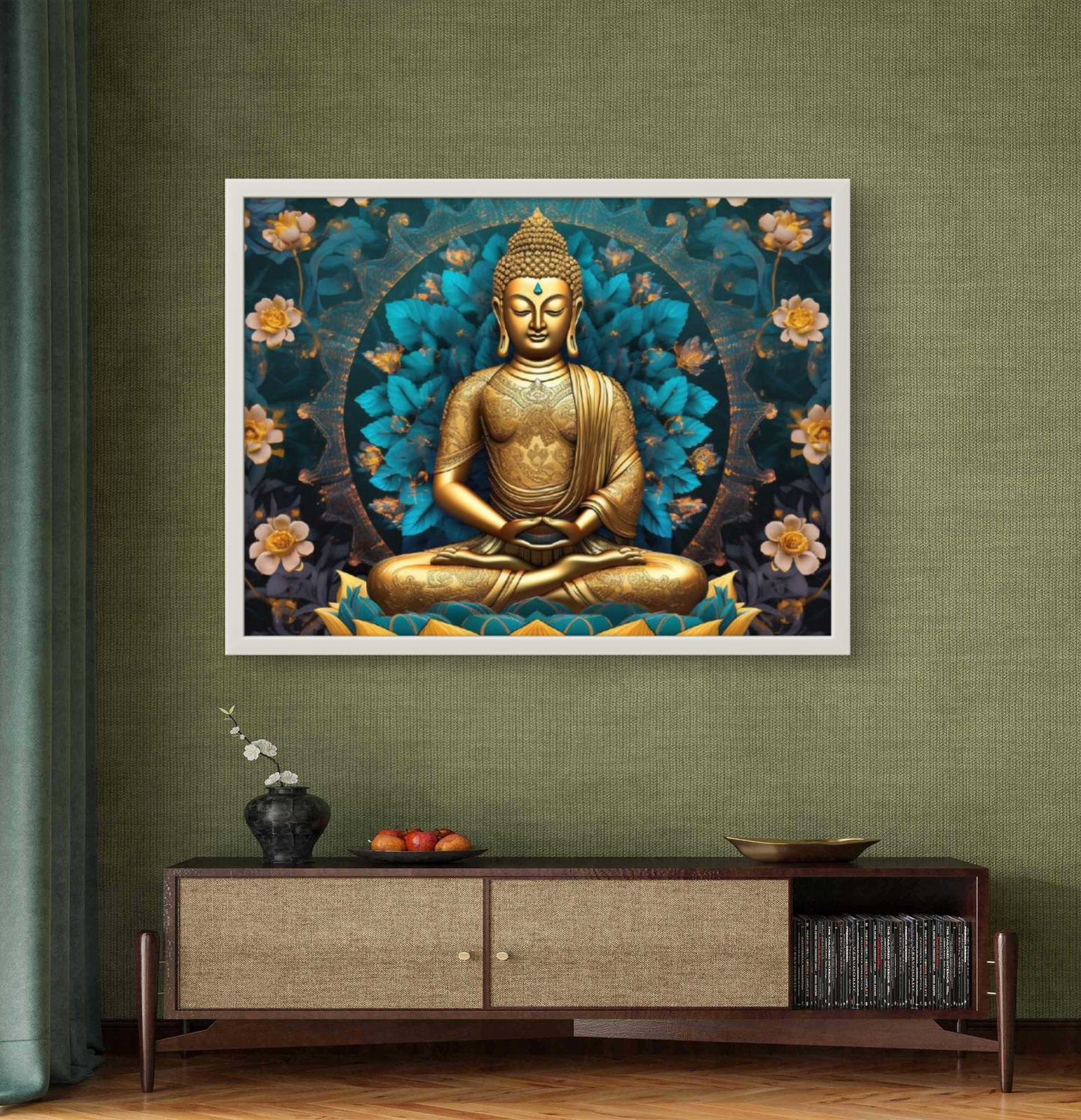 Lord Buddha Premium Canvas Painting - Buy Online | Decor By Neon