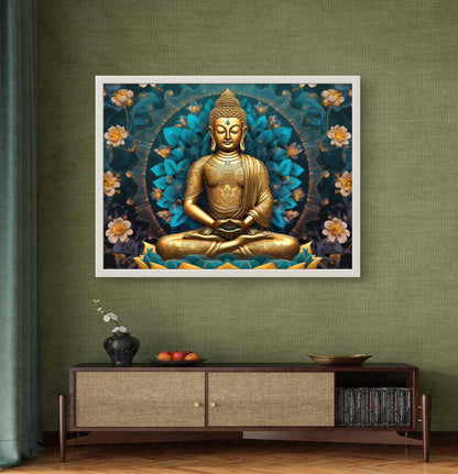 Lord Buddha Premium Canvas Painting