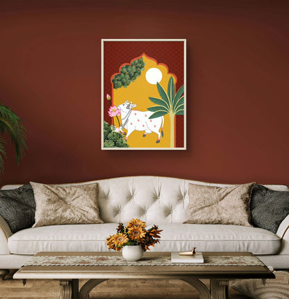 Traditional Pichwai Premium Canvas Painting
