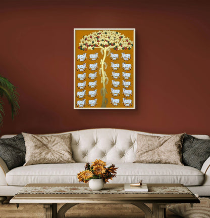 Traditional Pichwai Premium Canvas Painting