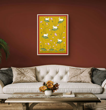 Traditional Pichwai Premium Canvas Painting