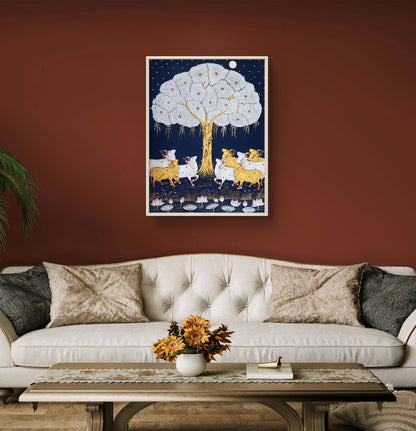 Traditional Pichwai Premium Canvas Painting