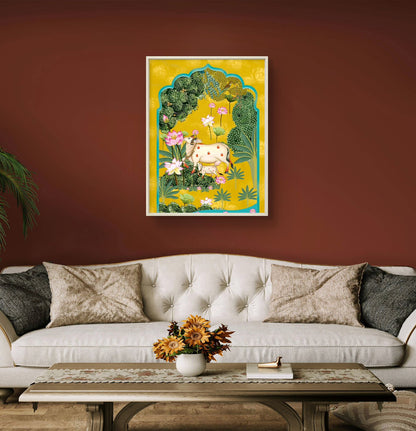 Traditional Pichwai Premium Canvas Painting