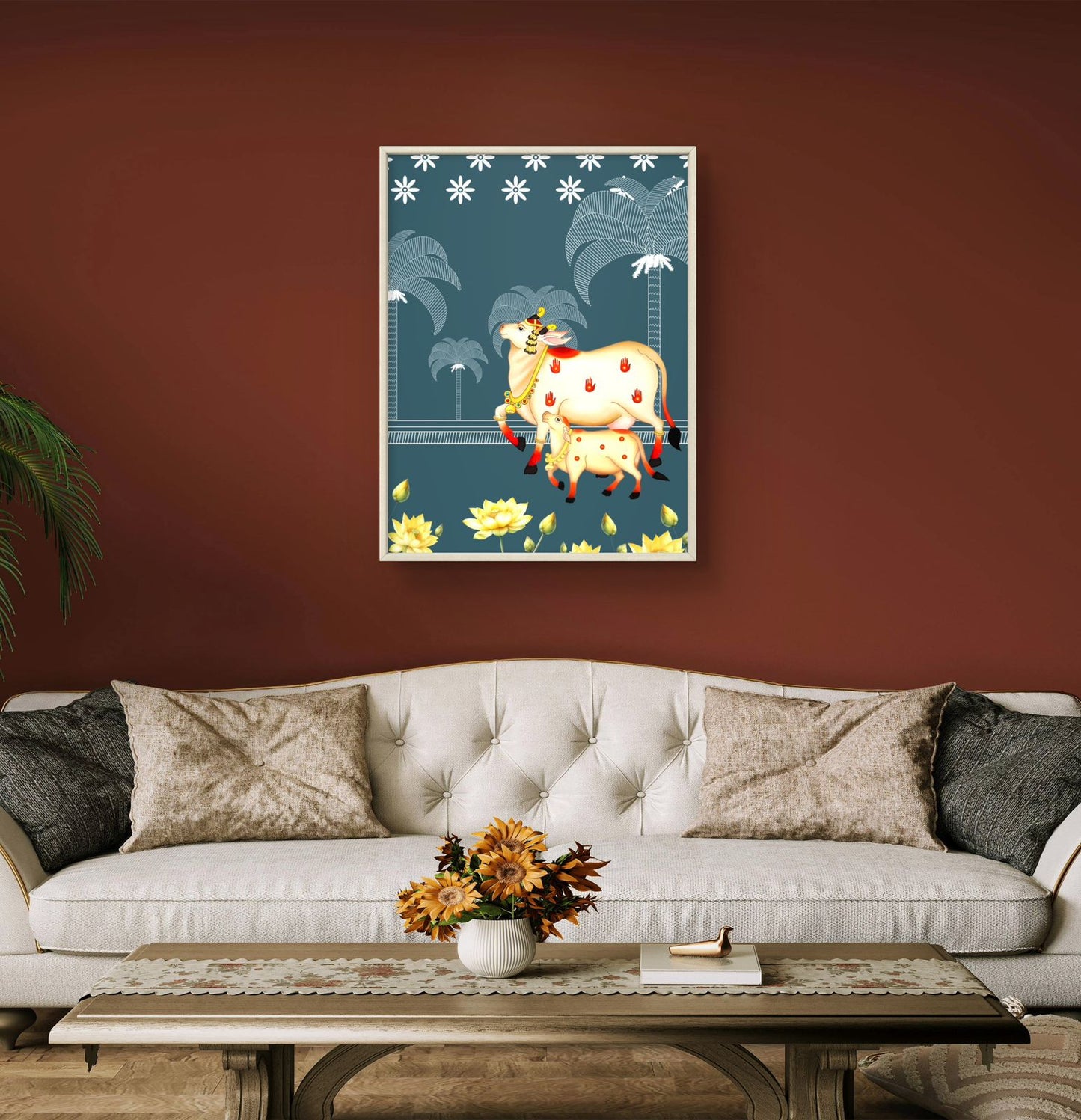 Traditional Pichwai Premium Canvas Painting - Buy Online | Decor By Neon