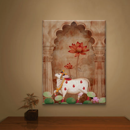 Traditional Pichwai Premium Canvas Painting