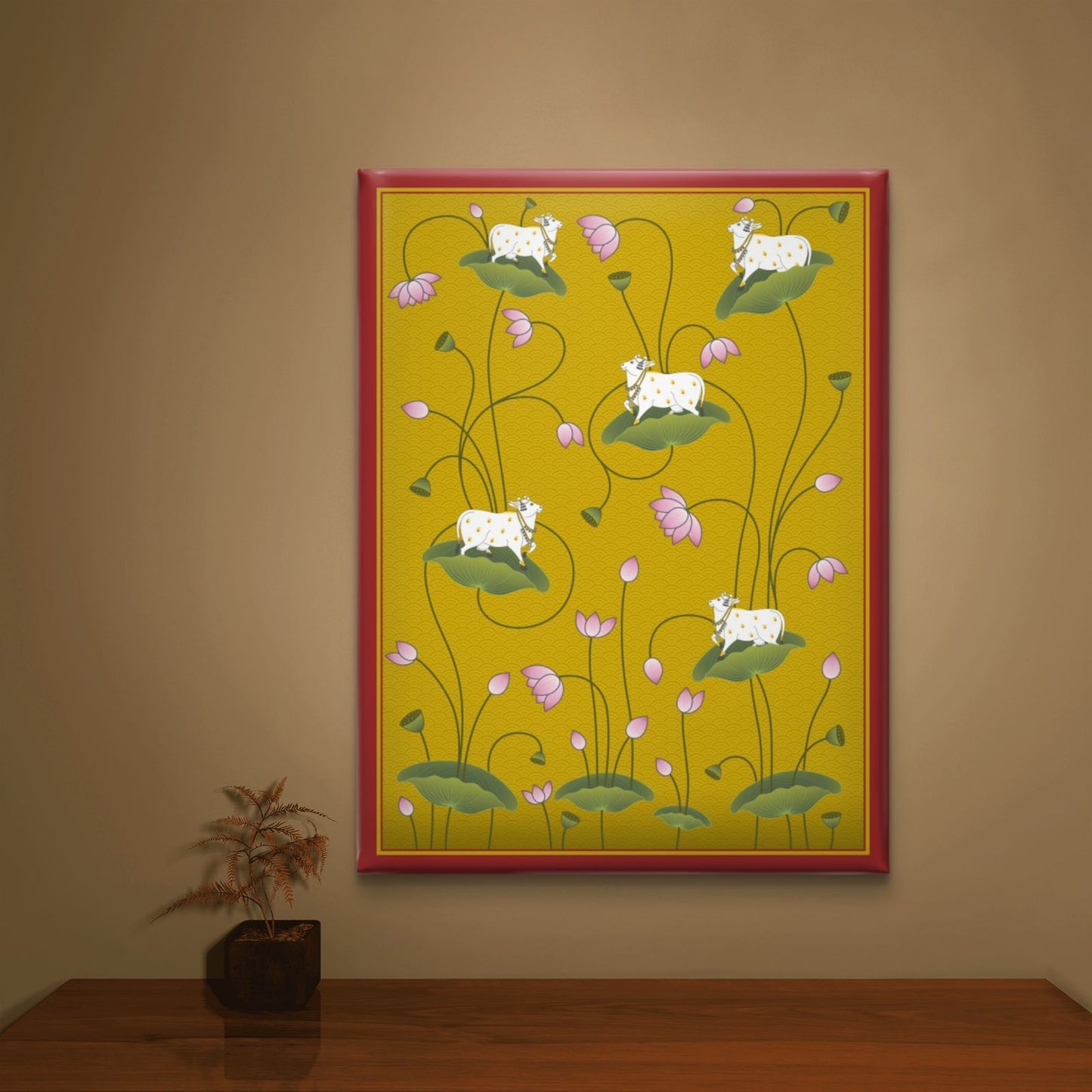 Traditional Pichwai Premium Canvas Painting - Buy Online | Decor By Neon