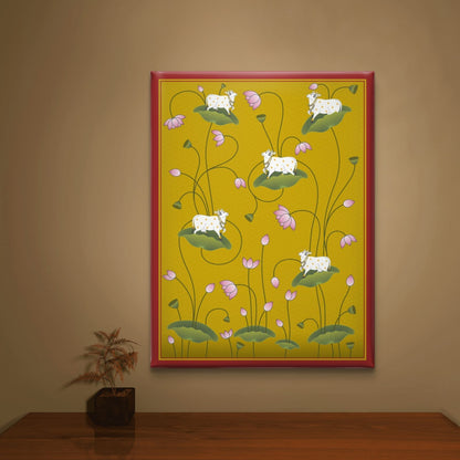 Traditional Pichwai Premium Canvas Painting
