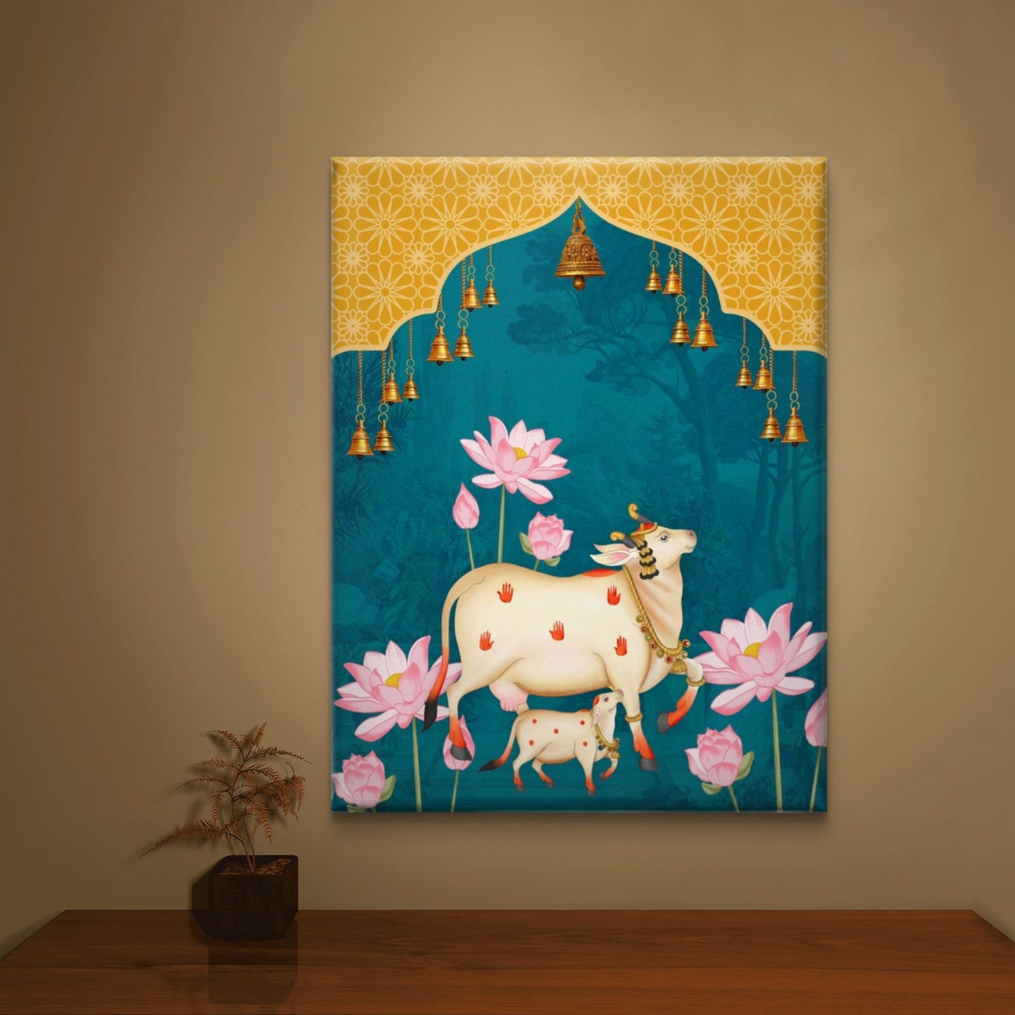 Traditional Pichwai Premium Canvas Painting - Buy Online | Decor By Neon