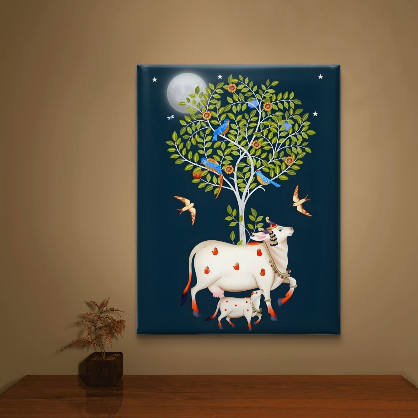Traditional Pichwai Premium Canvas Painting - Buy Online | Decor By Neon