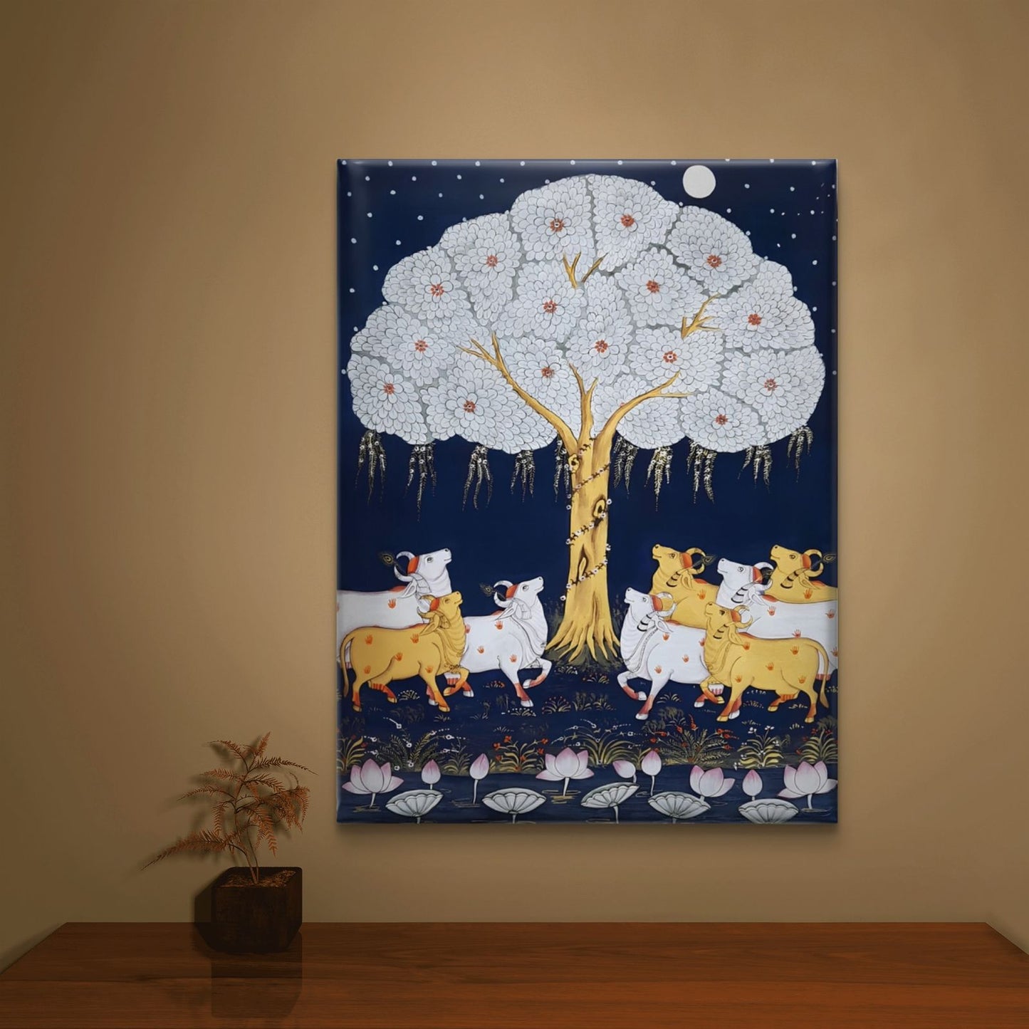 Traditional Pichwai Premium Canvas Painting - Buy Online | Decor By Neon