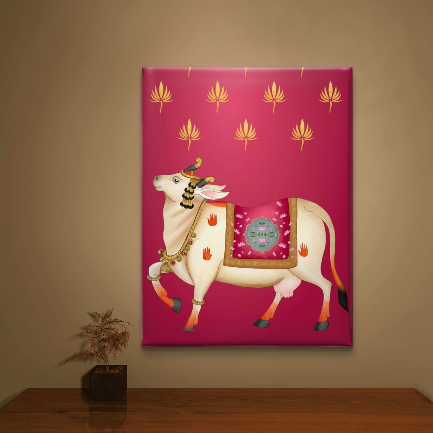 Traditional Pichwai Premium Canvas Painting - Buy Online | Decor By Neon