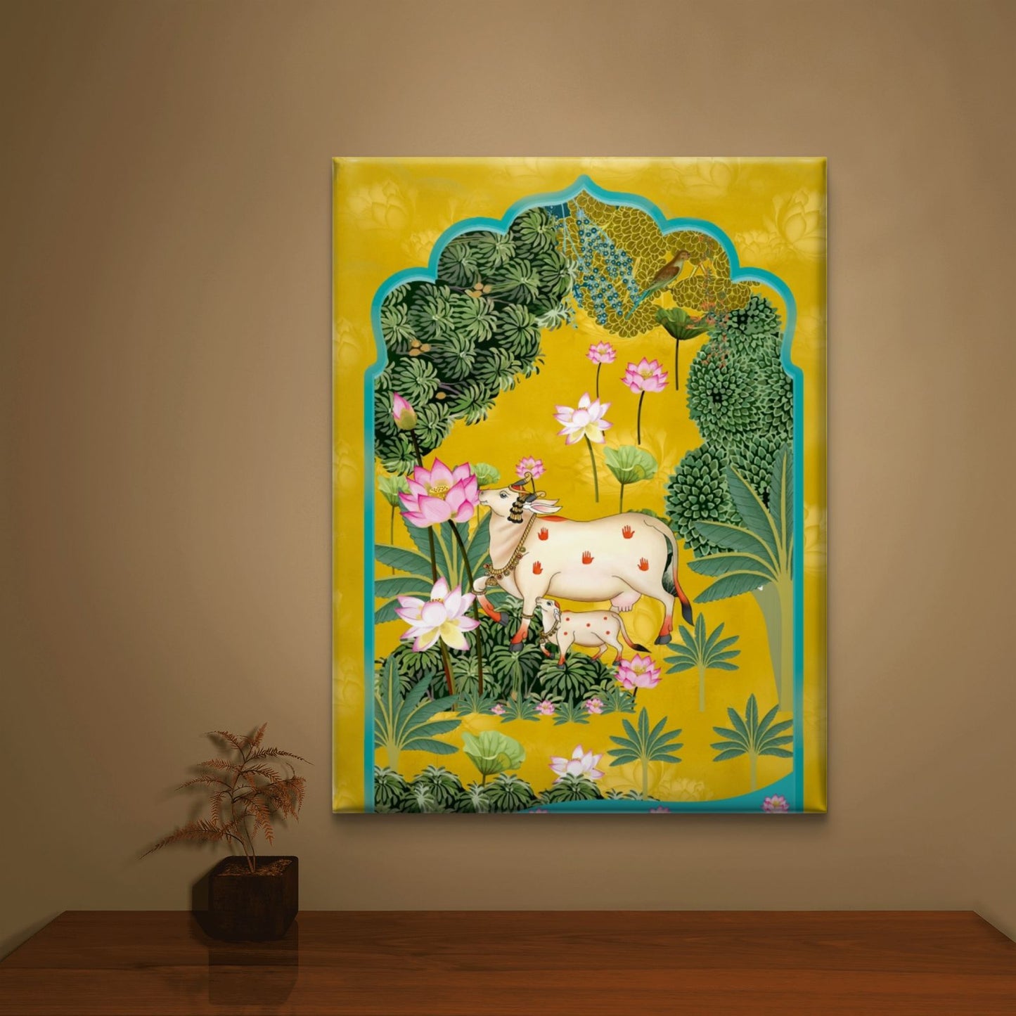 Traditional Pichwai Premium Canvas Painting - Buy Online | Decor By Neon