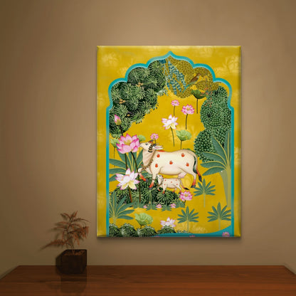 Traditional Pichwai Premium Canvas Painting