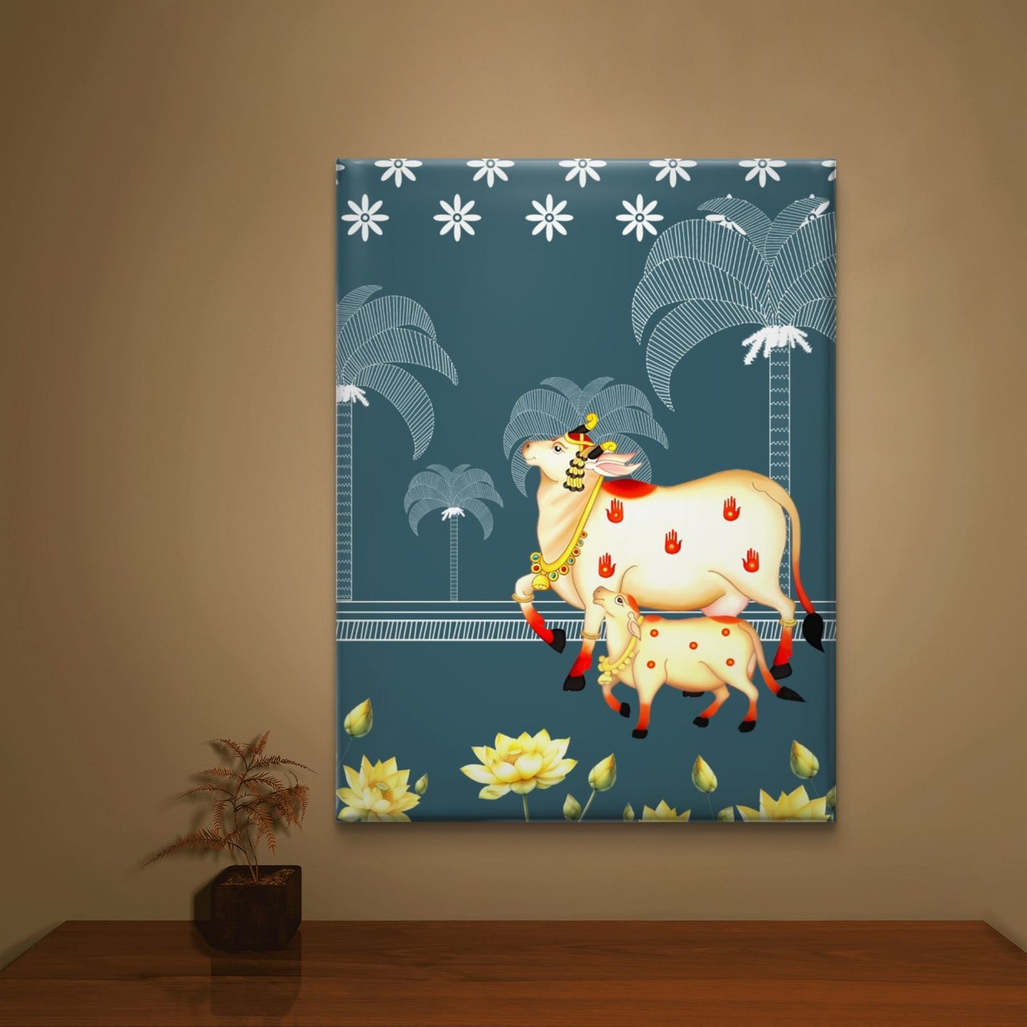 Traditional Pichwai Premium Canvas Painting - Buy Online | Decor By Neon