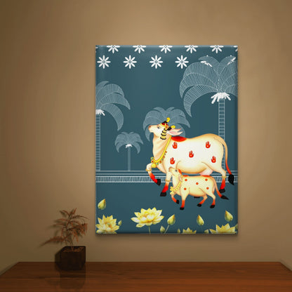 Traditional Pichwai Premium Canvas Painting