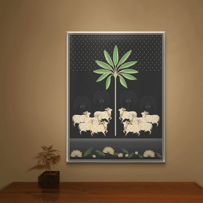 Traditional Pichwai Premium Canvas Painting